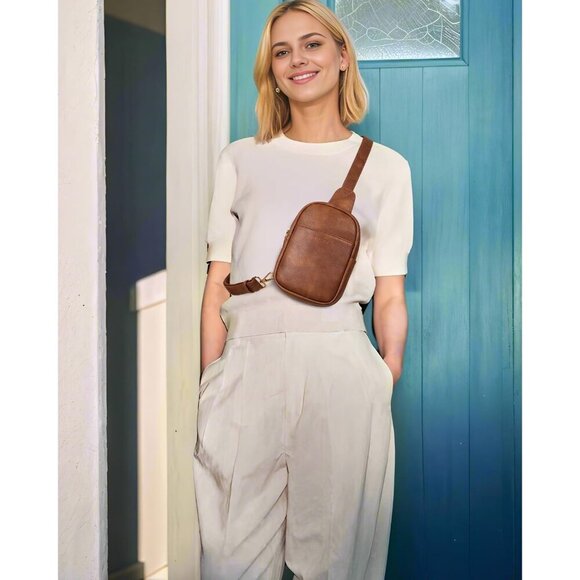 Adjustable Strap Small Sling Bag for Women - Perfect Fanny Pack for Outings - Picture 2 of 7